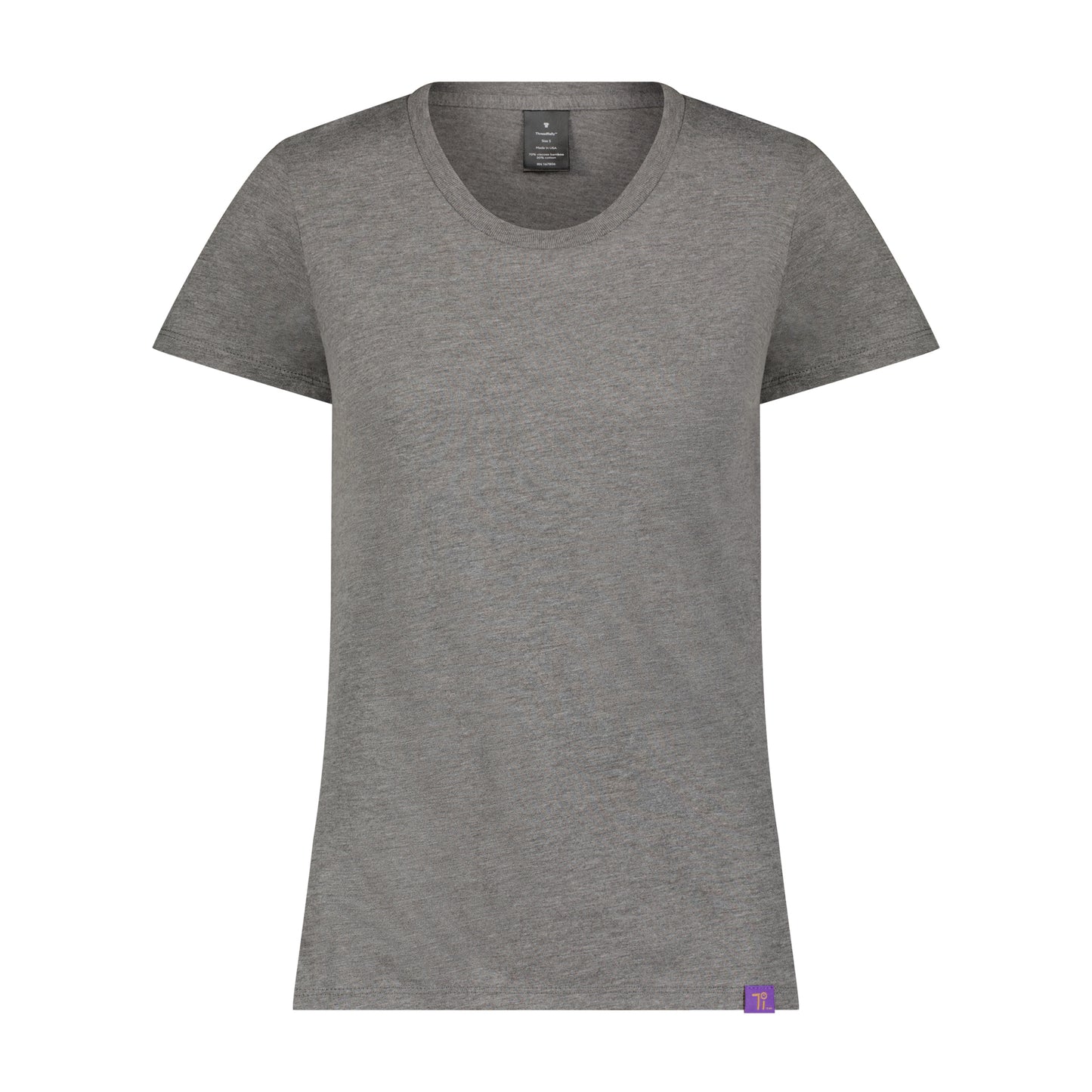 Best High-end American-made Women's Grey T-shirt